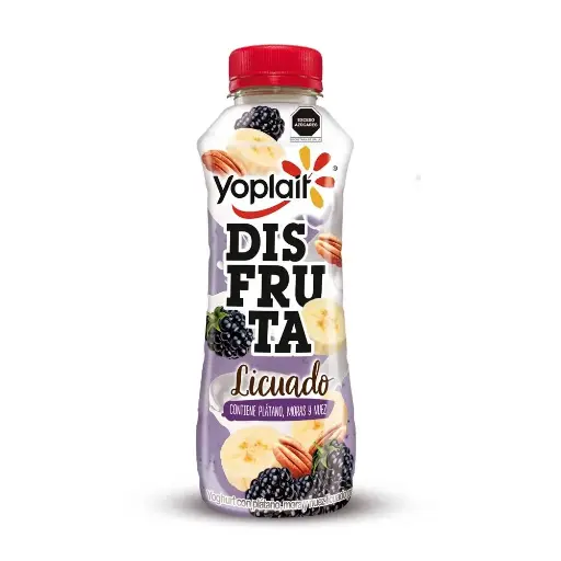 DISFRUTA LICUADO PLATANO, MORAS Y NUEZ 307G YOPLAIT