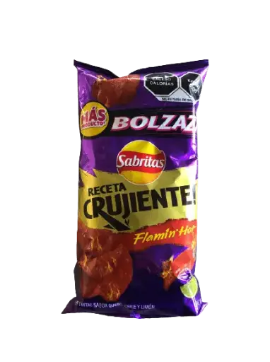 BOLZAZA RECETA CRUJIENTE FLAMIN HOT 75g