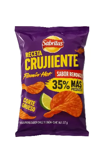 [SAB-REC-FLA-5938] SABRITAS RECETA CRUJIENTE FLAMIN' HOT 57G