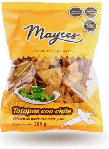 TOTOPOS CON CHILE ( MAYCES ) 200 G