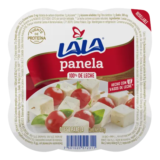 QUESO PANELA 400G LALA