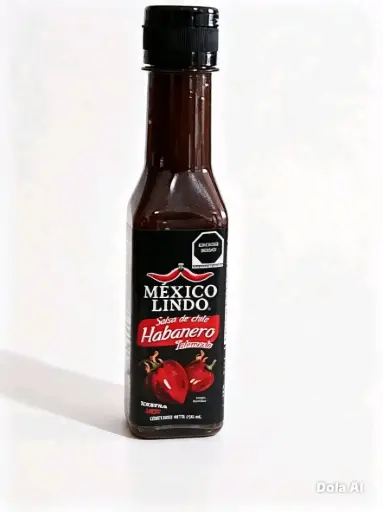 SALSA MEXICO LINDO HABANERO TATEMADO EXTRA HOT 150 ML 