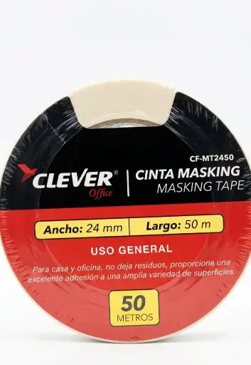 [CFMT2450] CINTA MASKING 24 MM 50 MM CLEVER