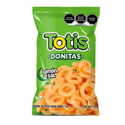 [TOT711] TOTIS DONITAS LIMON Y SAL 28g LA COSTEÑA