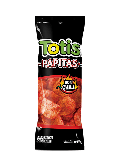 [400249] TOTIS PAPITAS HOT CHILI 40 90GR COSYTEÑA