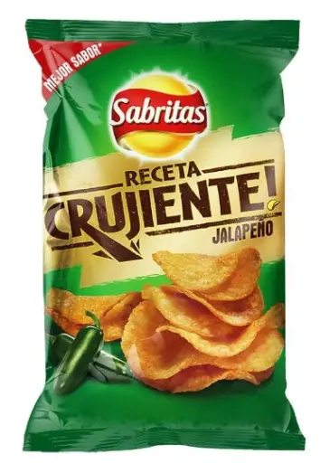 [PAP671] PAPAS RECETA CRUJIENTE JALAPEÑO 57G (SABRITAS)