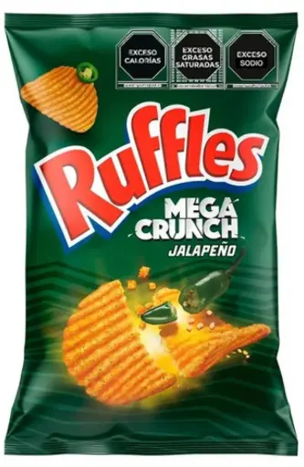 [RUF711] RUFFLES MEGA CRUNCH JALAPEÑO 42G