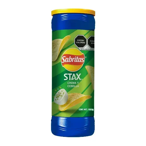 [SAB997] SABRITAS STAX CREMA Y CEBOLLA