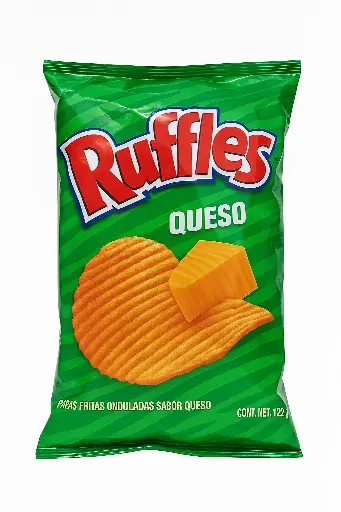 [SAB-RUF-QUE-7674] RUFFLES QUESO 120G (SABRITAS)