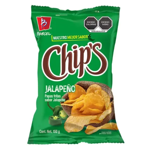 [B800] CHIPS JALAPEÑO 170G