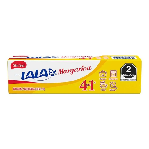 [010072] LALA MARGARINA SOLIDA ENTERA SIN SAL 90G