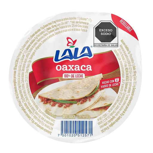 [001209] QUESO OAXACA 200G LALA