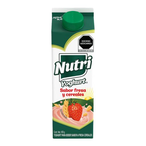 [011524] NUTRI YOGHURT FRESA CEREAL 450G