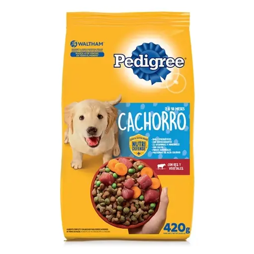 [5861] PEDIGREE CACHORRO RES Y VEGETALES 420g