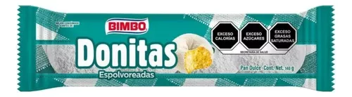 [DON399] DONITAS ESPOLVOREADAS 140G (BIMBO)