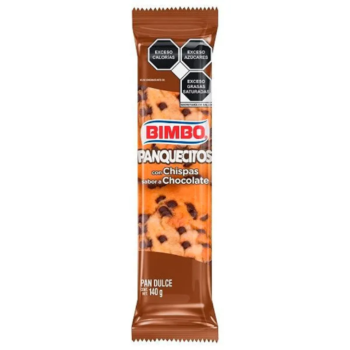 [PANQ388] PANQUECITOS GOTA DE CHOCOLATE 140G (BIMBO)